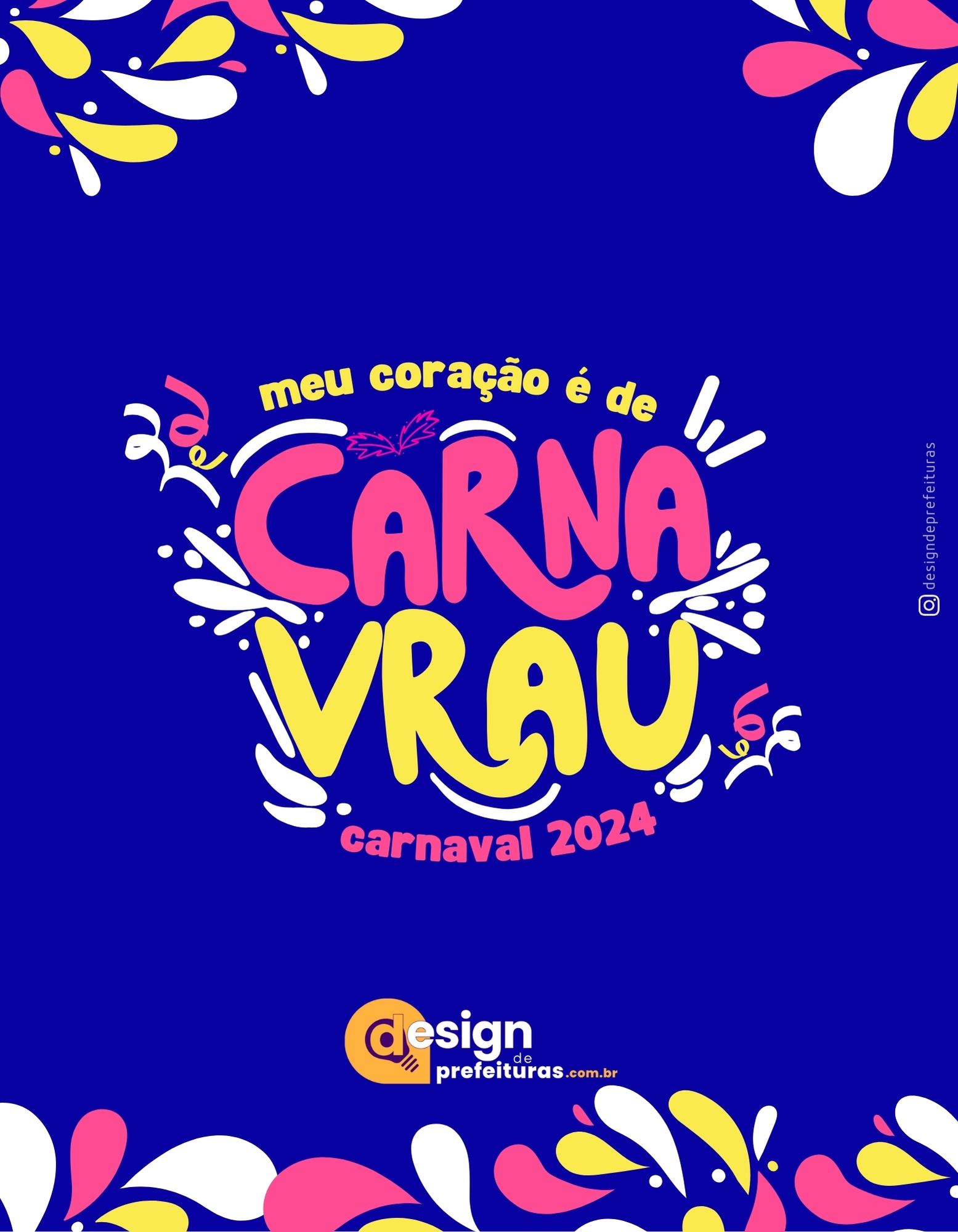 Camiseta abadá de carnaval rosa e azul vibrante e colorido